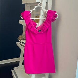 DO+BE Fuchsia Ruffle Dress